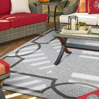 7inches Square   UV treated Polypropylene Oatmeal Area Rug