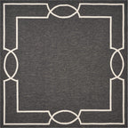7inches Square   UV treated Polypropylene Onyx Area Rug