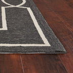 7inches Square   UV treated Polypropylene Onyx Area Rug