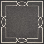 7inches Square   UV treated Polypropylene Onyx Area Rug