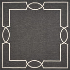 7inches Square   UV treated Polypropylene Onyx Area Rug