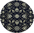 90 X 90 Navy Polypropylene Rug