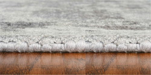 9inchesx13inches Grey Hand Loomed Traditional Indoor Area Rug