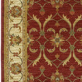 94" X 118" Red or  Ivory  Polypropylene Rug