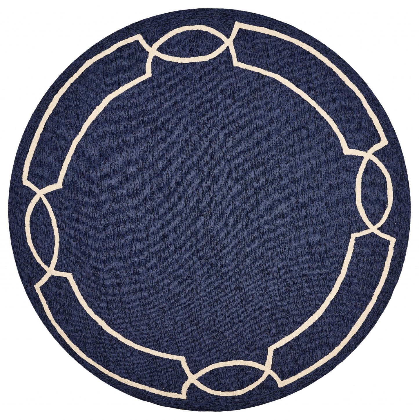 3inches x 5inches Ocean Coastal Bordered Area Rug