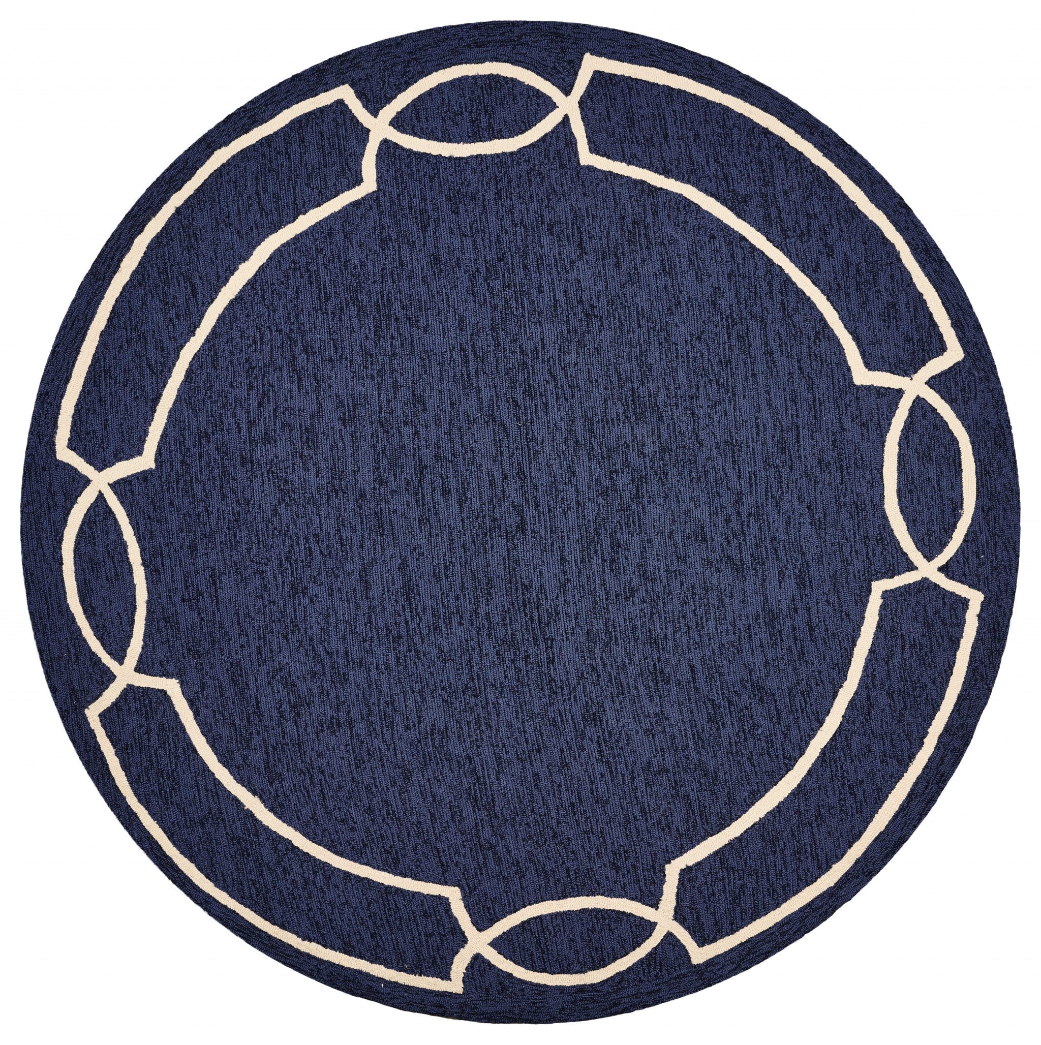 3inches x 5inches Ocean Coastal Bordered Area Rug