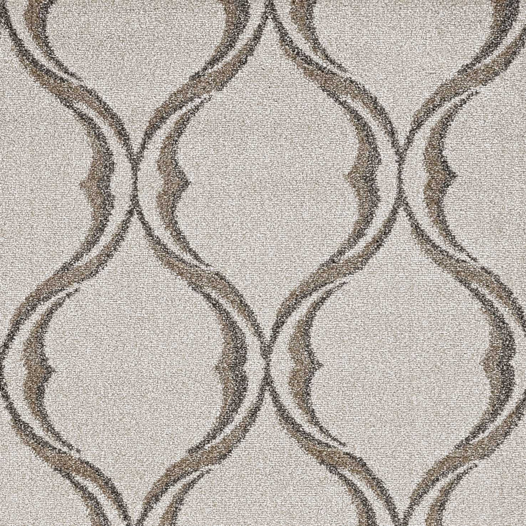 5inches x 8inches Sand Wavy Lines Area Rug