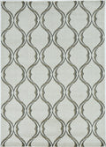 5inches x 8inches Sand Wavy Lines Area Rug