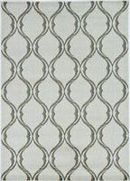 5inches x 8inches Sand Wavy Lines Area Rug