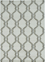 5inches x 8inches Sand Wavy Lines Area Rug