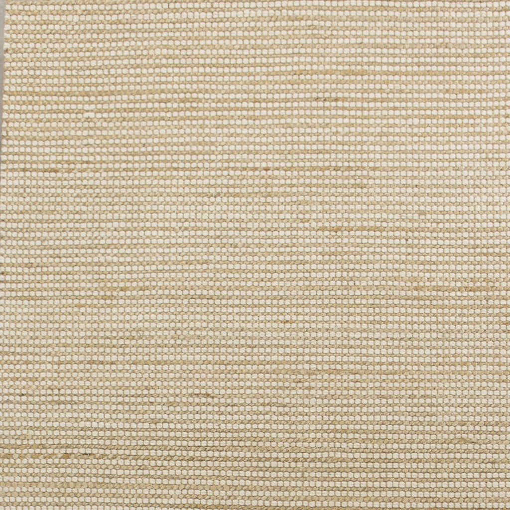 5inchesx7inches Ivory Hand Woven Jute And Wool Indoor Area Rug