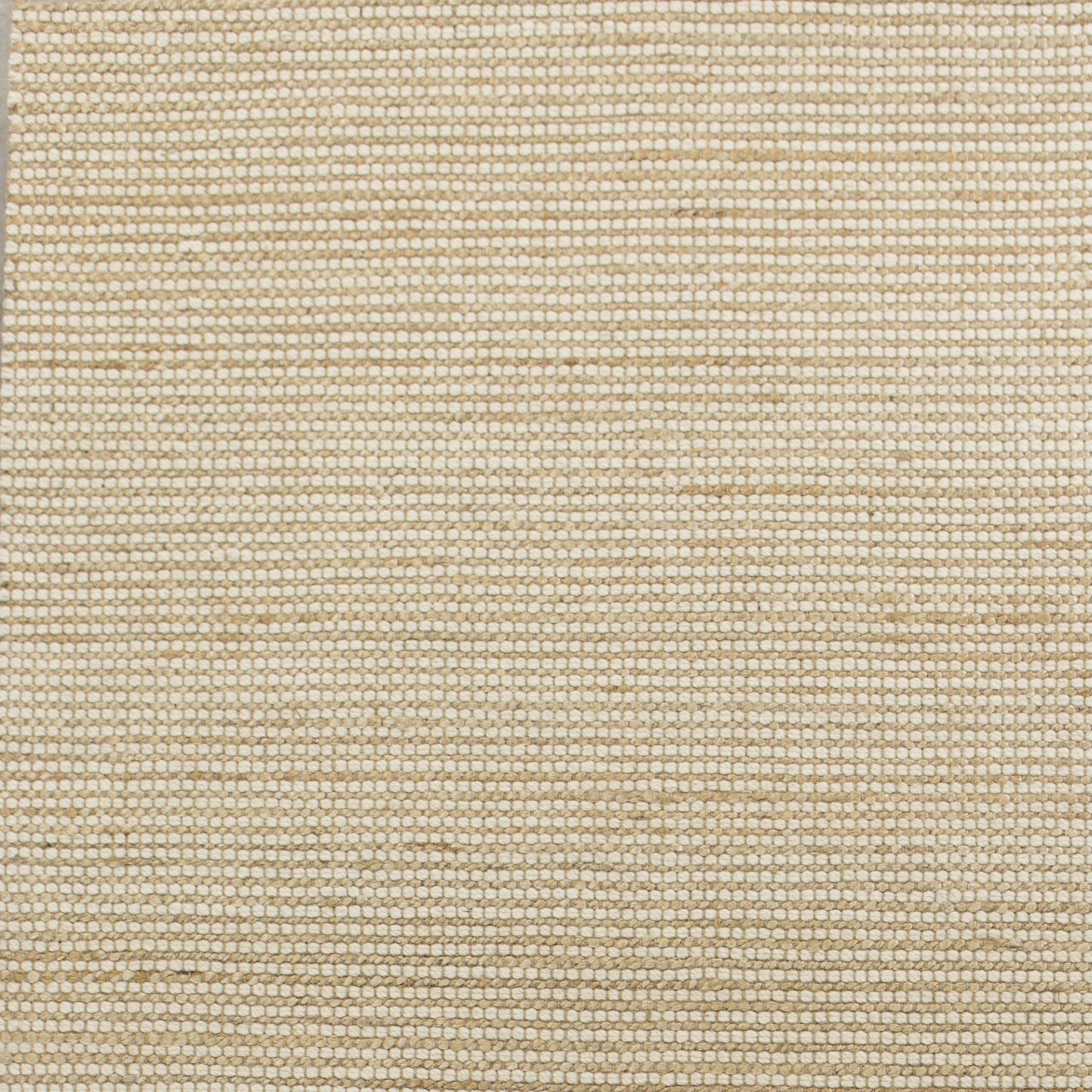 5inchesx7inches Ivory Hand Woven Jute And Wool Indoor Area Rug