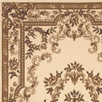 5inchesx7inches Ivory Hand Woven Jute And Wool Indoor Area Rug