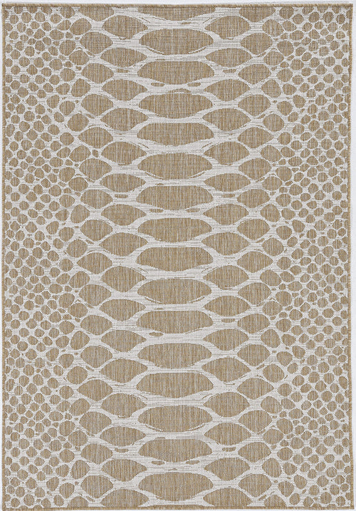 5inches x 8inches Natural Animal Print Area Rug