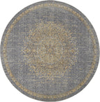 91 X 130 Slate Grey Wool Rug