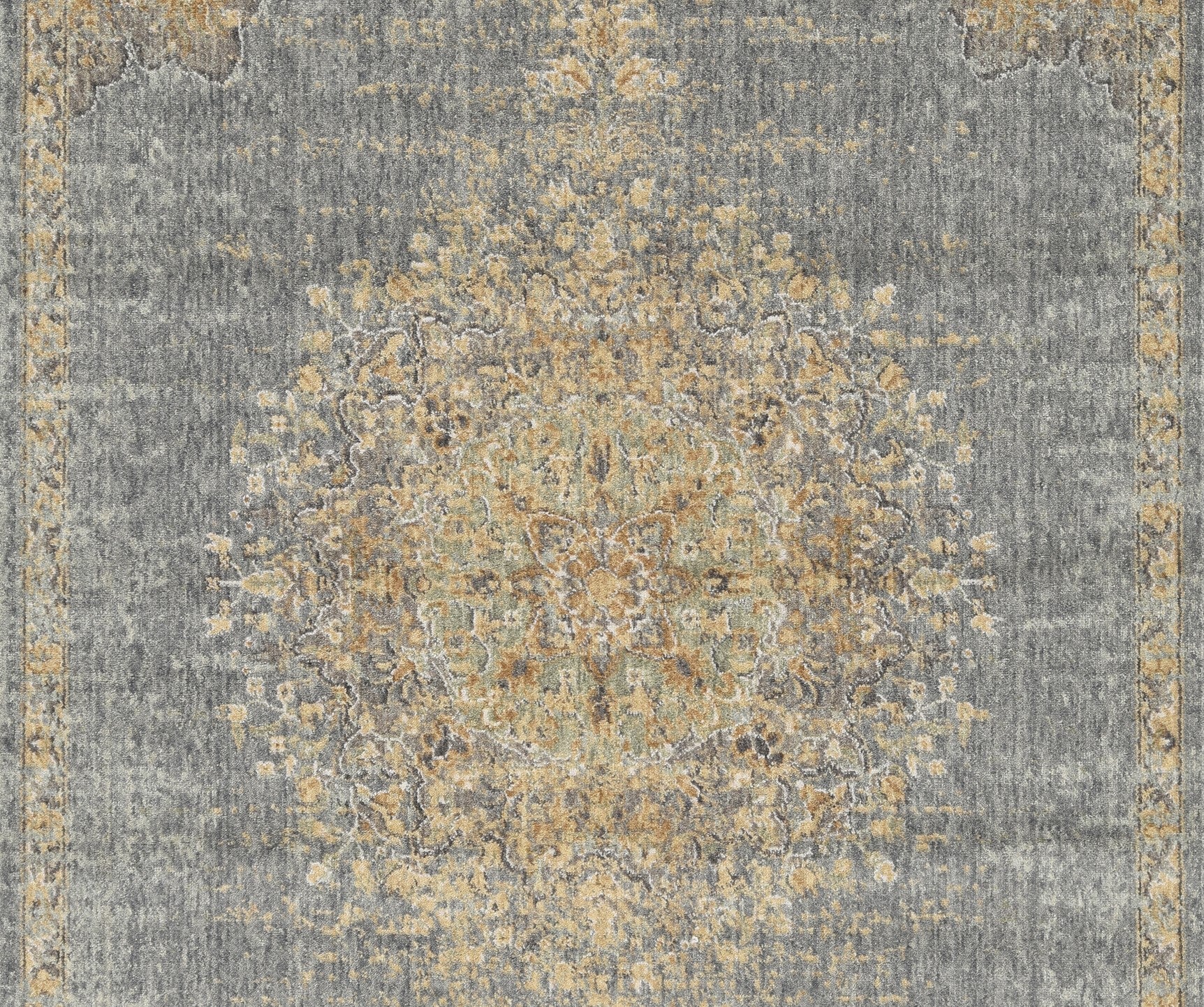 91 X 130 Slate Grey Wool Rug