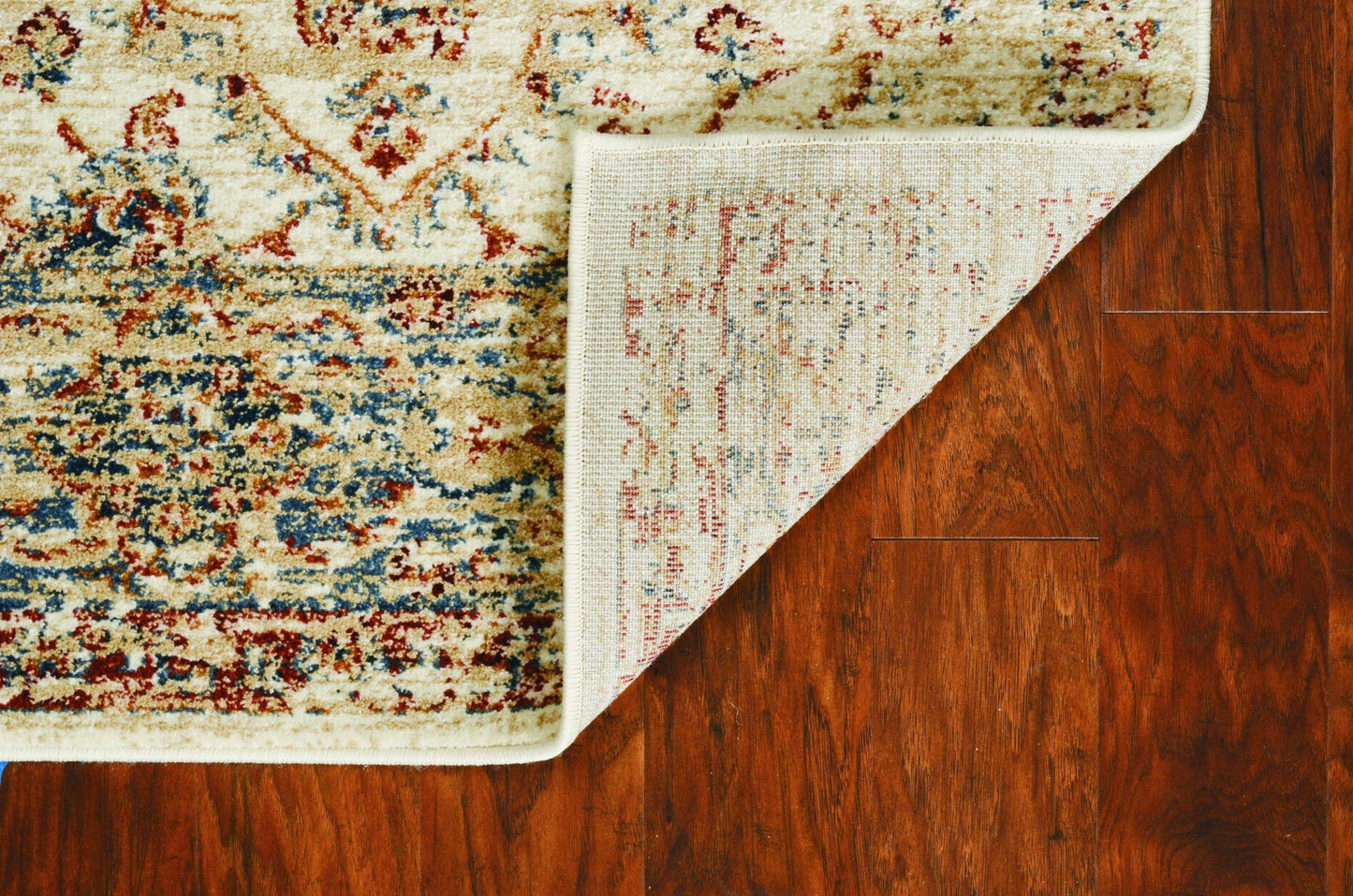 91" X 130" Ivory  Polypropylene Rug