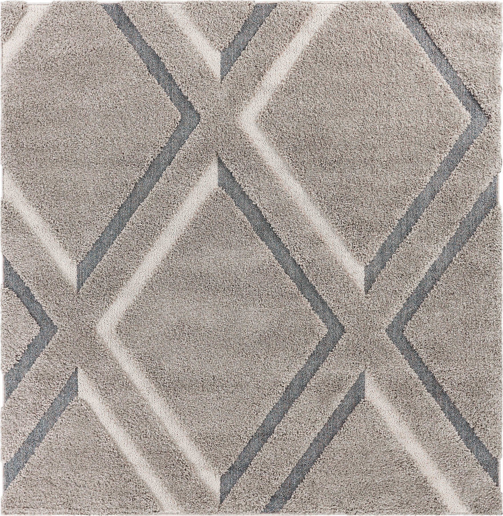 91" X 130" Ivory  Polypropylene Rug