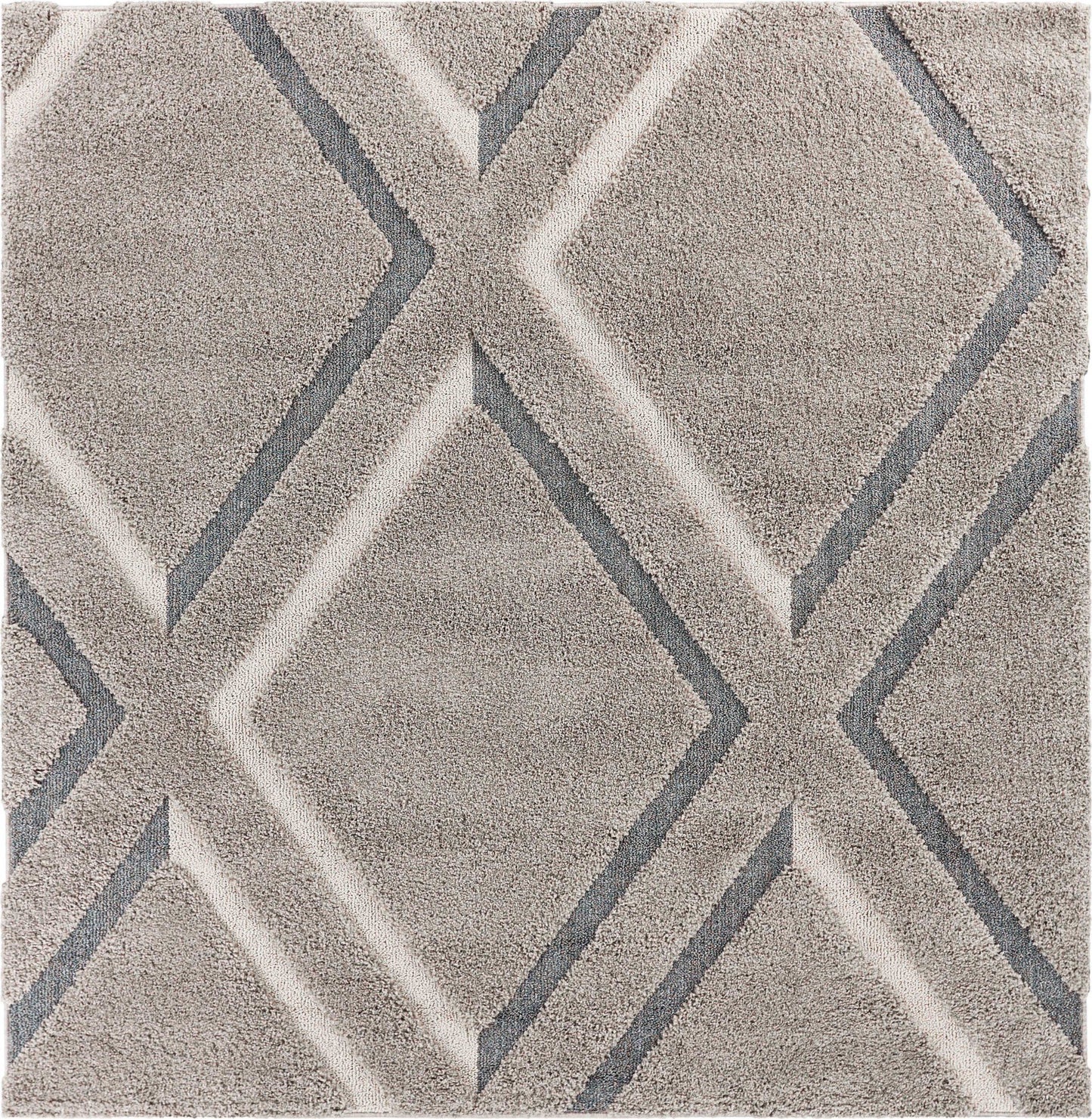 91" X 130" Ivory  Polypropylene Rug