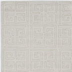 91" X 130" Beige Polypropylene Rug
