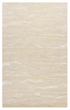 3inchesx5inches Ivory Hand Tufted Abstract Indoor Area Rug
