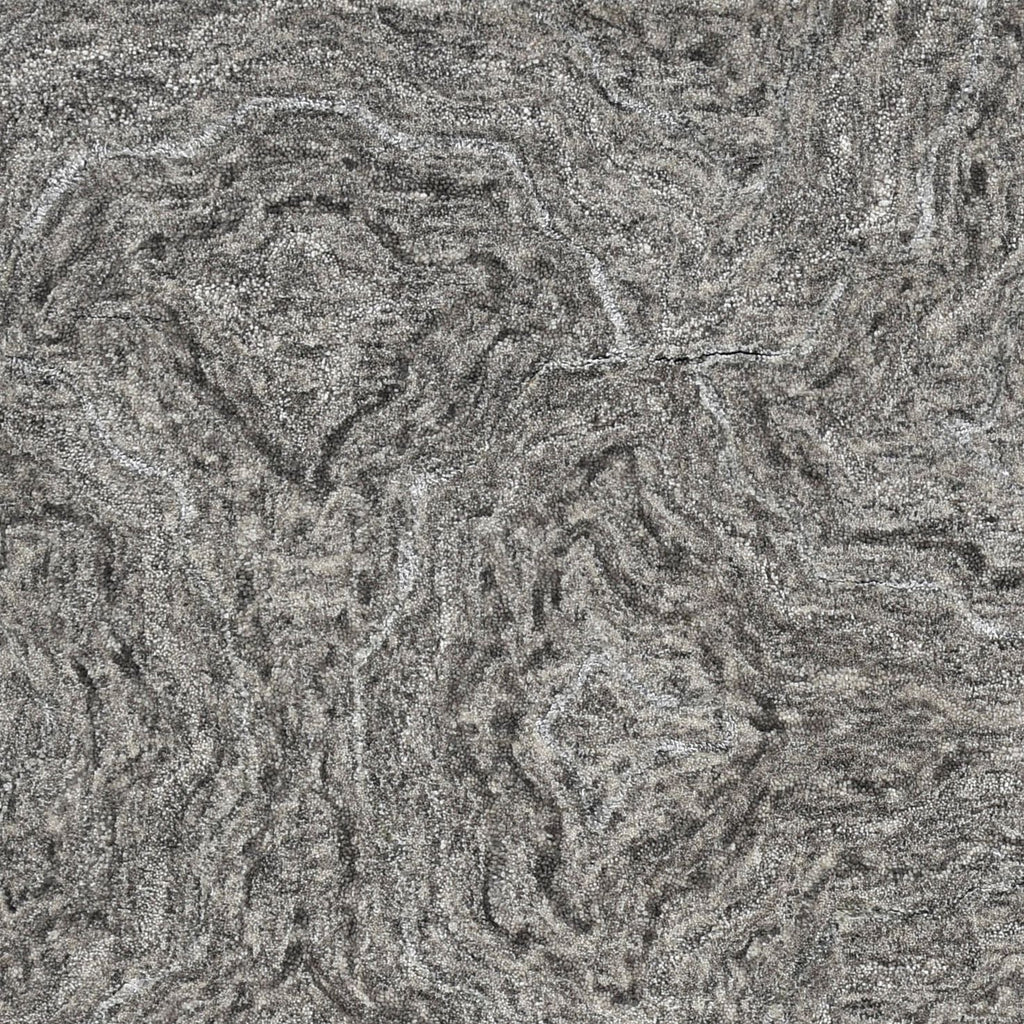 5inchesx7inches Grey Hand Tufted Abstract Indoor Area Rug