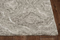 5inchesx7inches Grey Hand Tufted Abstract Indoor Area Rug