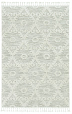 5inches x 8inches Ivory or Beige Geometric Diamond Indoor Area Rug
