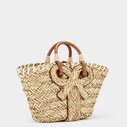 SolunaWeave™ – Walton Bowknot Basket Bag