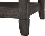 Bush Furniture Tall 5 Shelf Bookcase Dark Gray Hickory