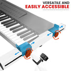 5Core Keyboard Stand Z Style Heavy Duty Sturdy Piano Riser Height