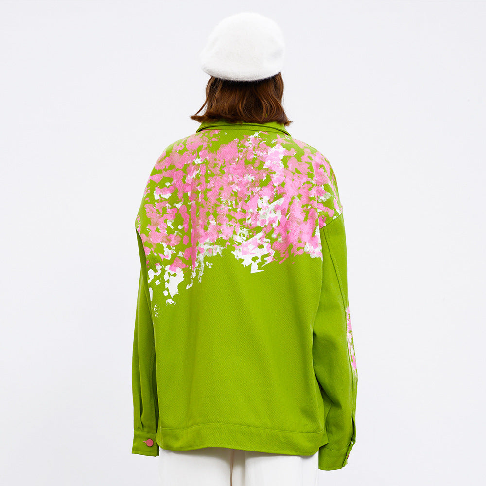 Splash-Ink Workwear Jacket for Men and Women – Modern Streetwear Style