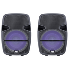 Naxa Dual 15" Bluetooth TWS Party Speakers - Refurbished