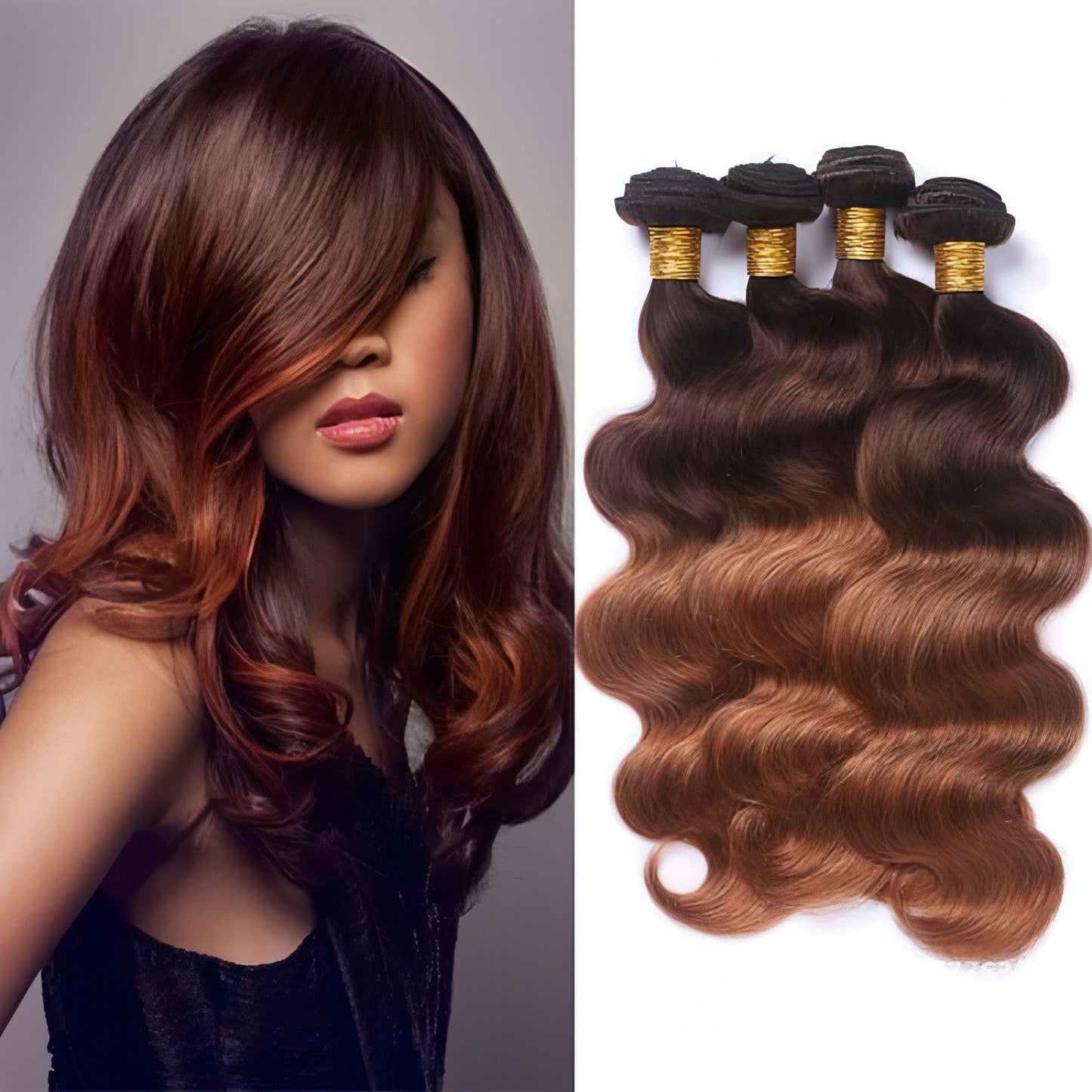 LuxeFlow Hair - Real hair wig DAUERWELLE