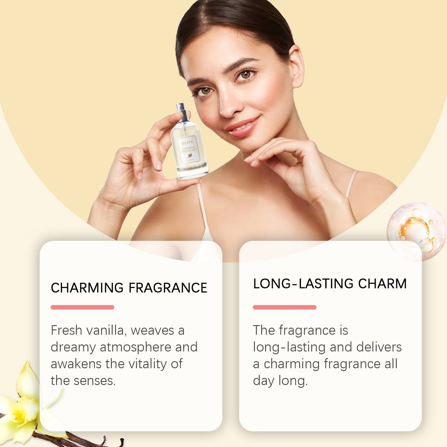 Vanilla Whisper | Body & Hair Perfume Spray – Edition 2025