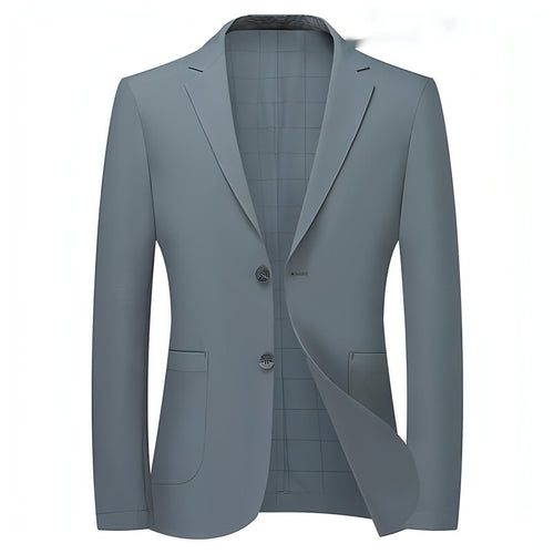 Men's Summer Thin Suit Men's Casual Fashion Business Light Ice Silk