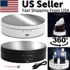 360° Electric Motorized Rotating Display Stand Jewelry Photography