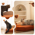 Wooden Pet Bed for Cats & Dogs – Oak Veneer Modern Furniture-Grade