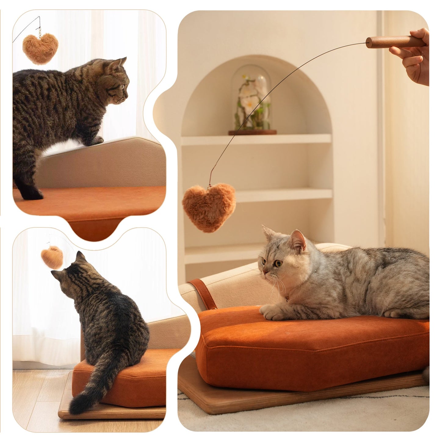 Wooden Pet Bed for Cats & Dogs – Oak Veneer Modern Furniture-Grade