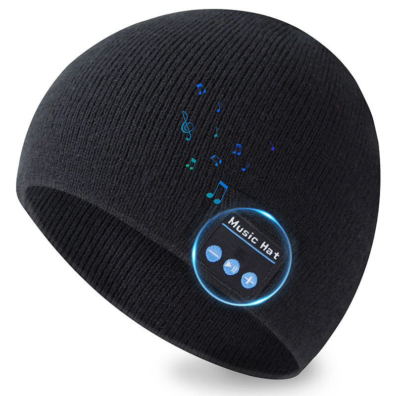 Wireless Bluetooth Beanie with Built-In Headphones