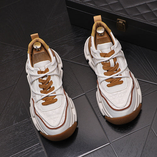 UrbanWalk™ – Colorblock Plush Winter Sneakers for Men