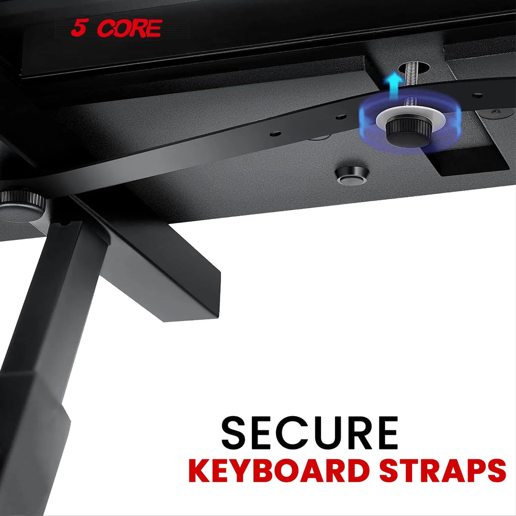 5Core Keyboard Stand Z Style Heavy Duty Sturdy Piano Riser Height