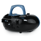 Emerson 7" Bluetooth DVD Boombox w AMFM Radio, Stereo Speakers &