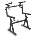5Core 2 Tier Keyboard Stand Z Style Adjustable Heavy Duty Electric