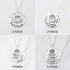 Grandchildren Necklace, Grandma Jewelry, Grandma Necklace With Names