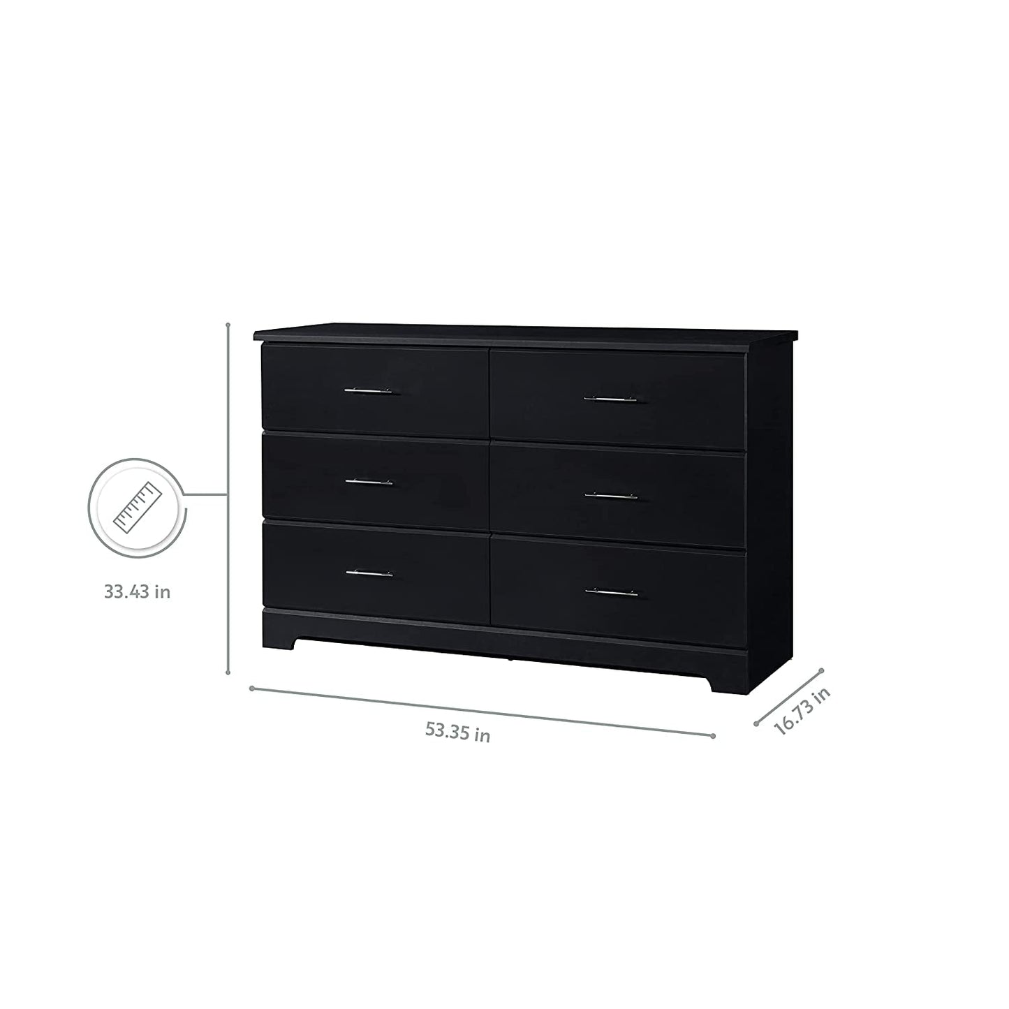 Storkcraft Brookside 6 Drawer Dresser For Nursery Furniture