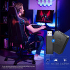 Ergonomic Gaming Chair With Bluetooth Speakers And Footrest
