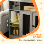 47" Dog Crate Furniture with Storage
