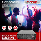 5Core Audio System Combo 30W Amplifier 6.4” Wall Speakers 4 Piece 10W
