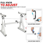 5Core Keyboard Stand Z Style Heavy Duty Sturdy Piano Riser Height